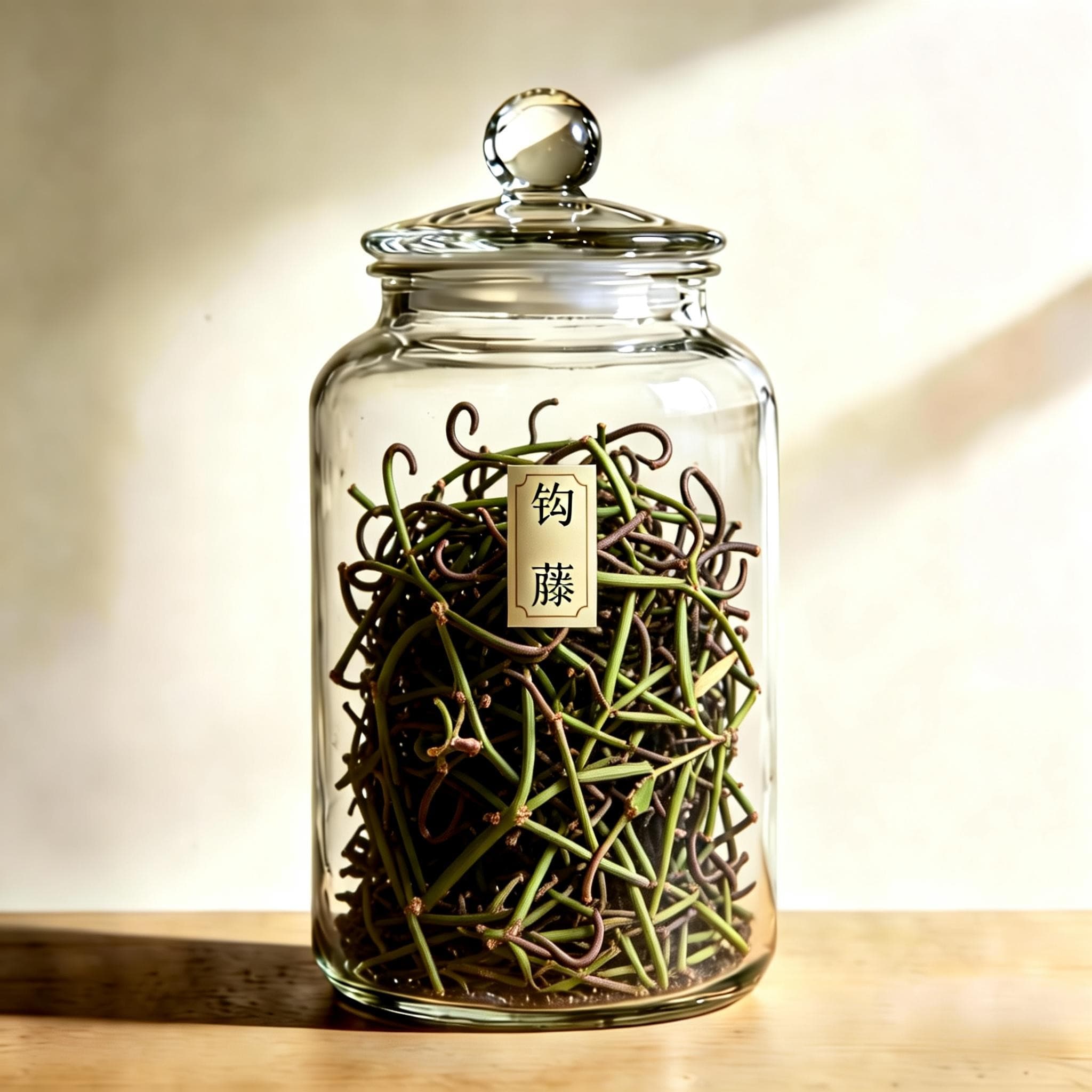 钩藤 Gambir Vine, Uncaria Stem with Hooks