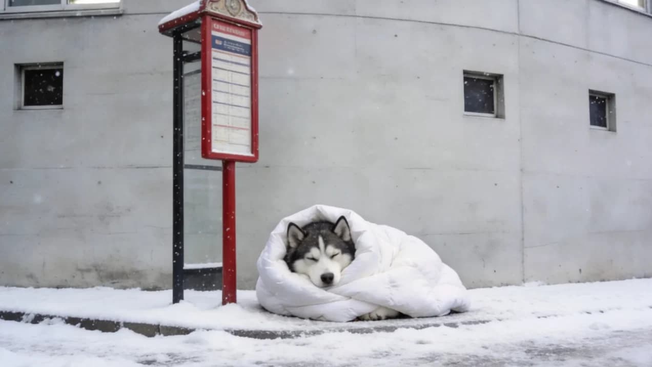 Cat feeling cold 3