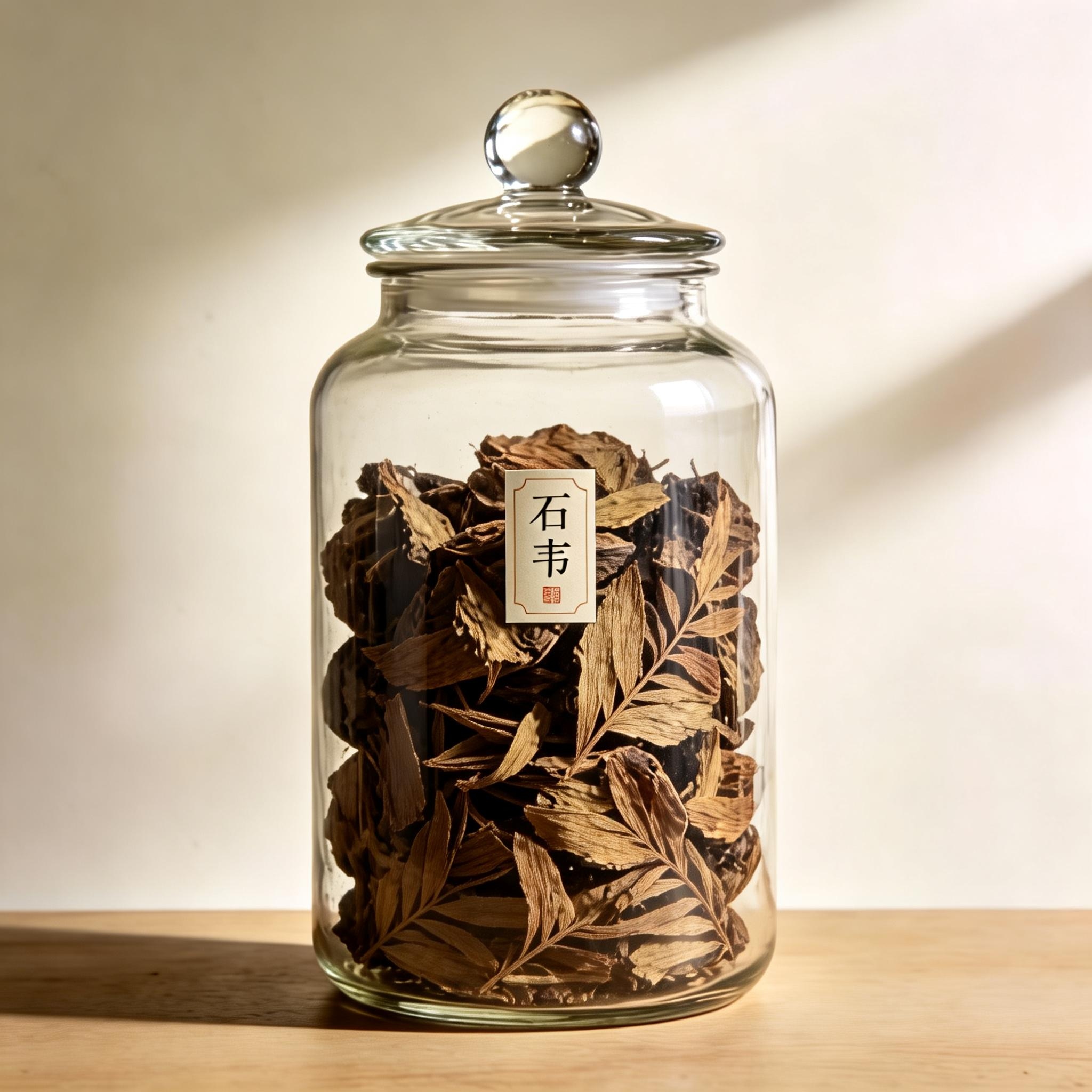 Japanese Felt Fern Leaf herbal material