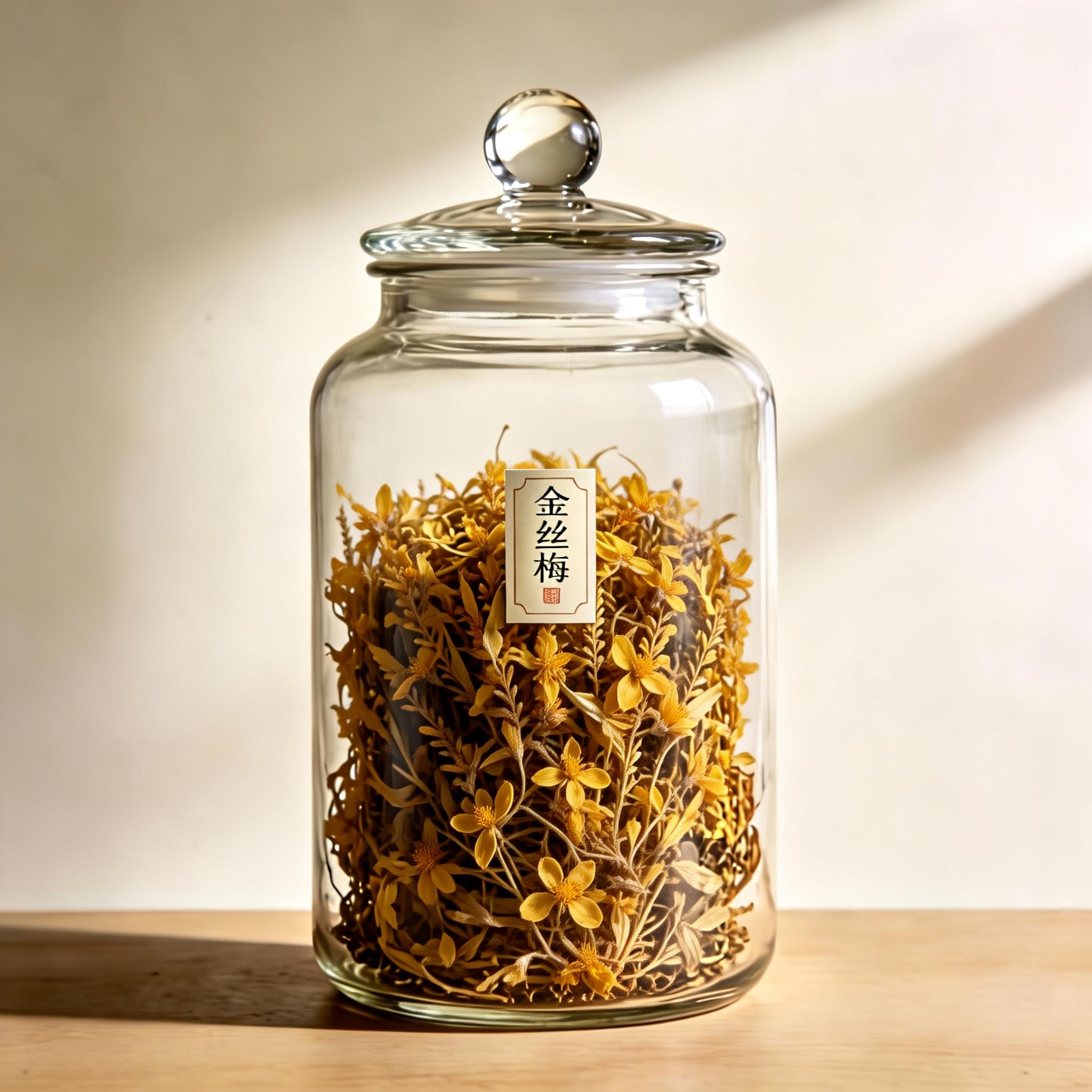 Golen-cup st.john swort herbal material