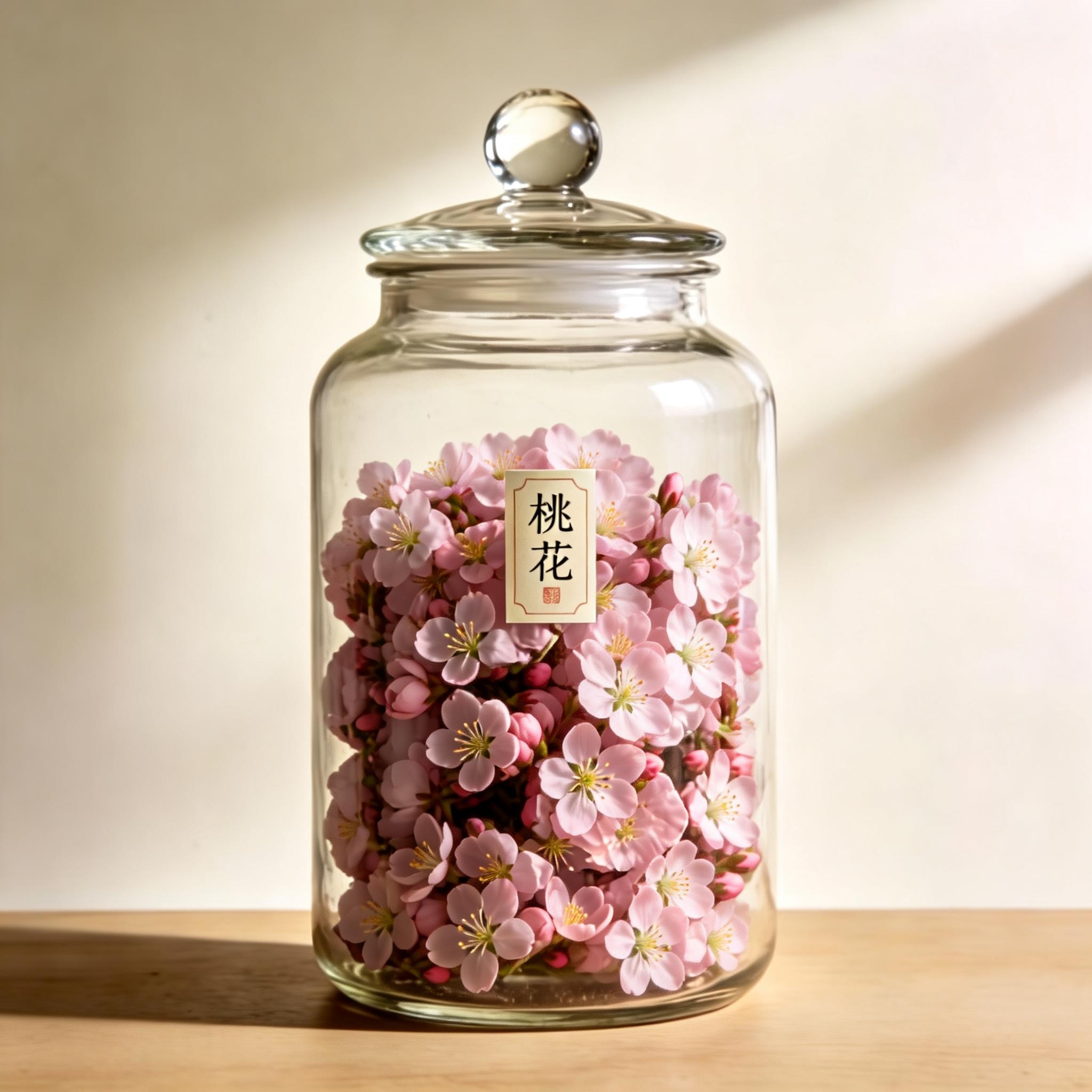Peach blossom herbal material