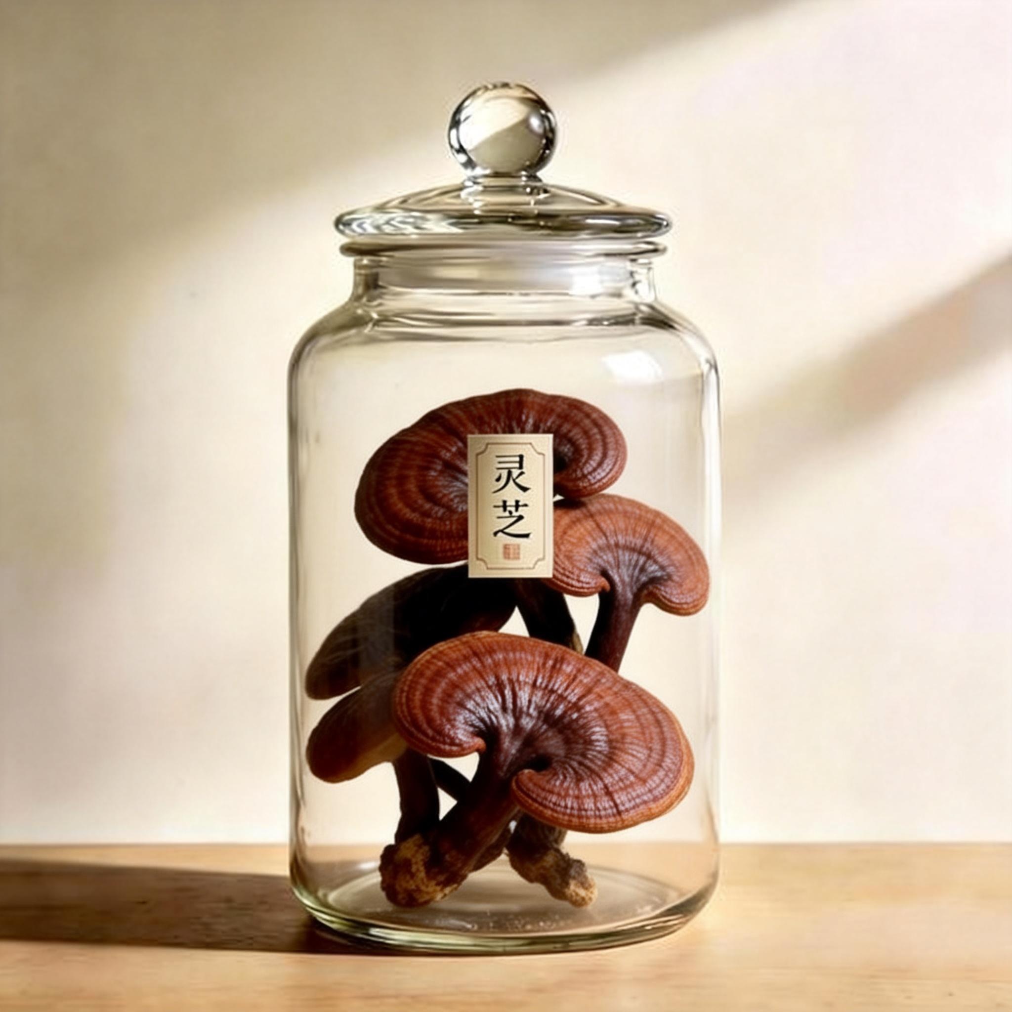 Lucid Ganoderma herbal material