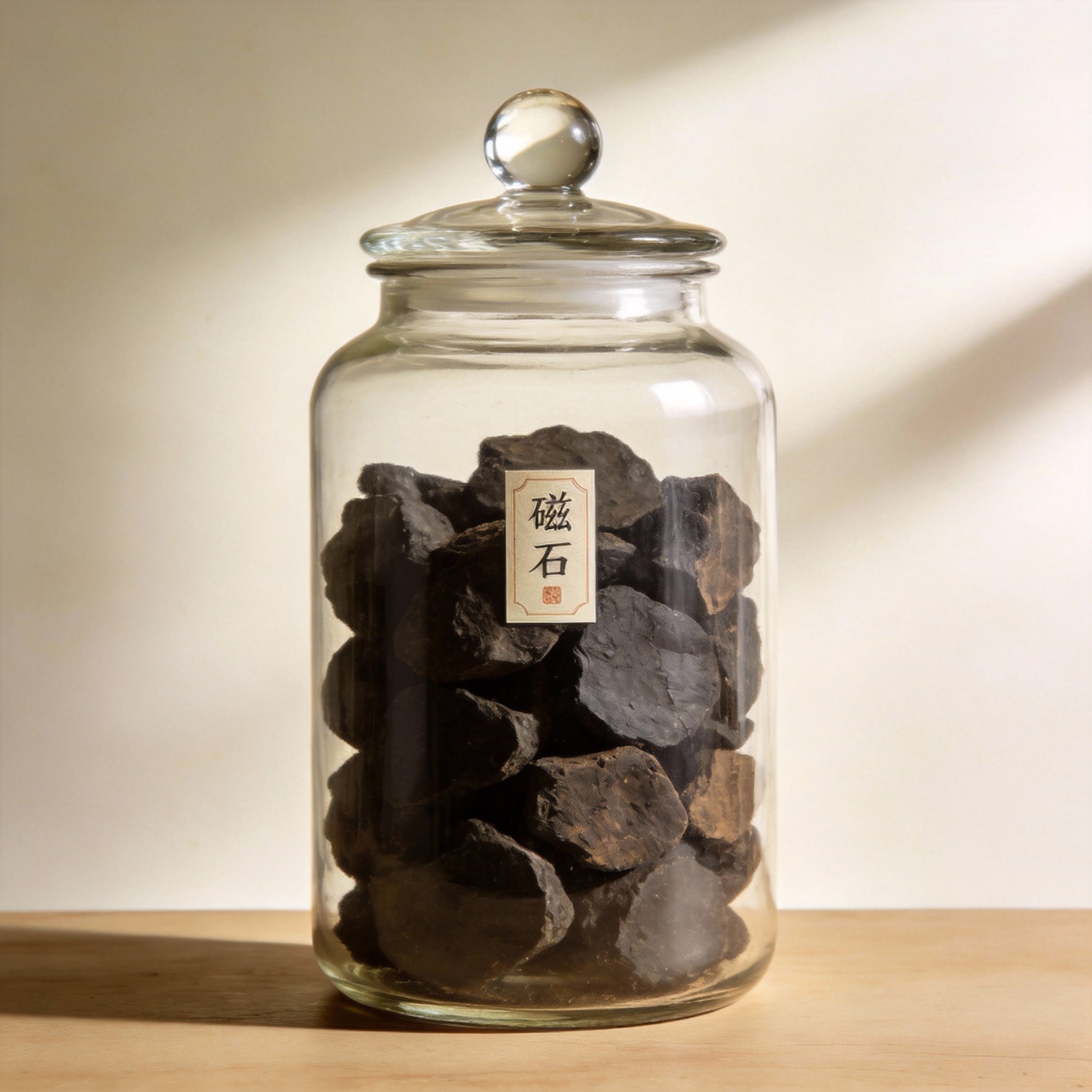 Magnetite herbal material