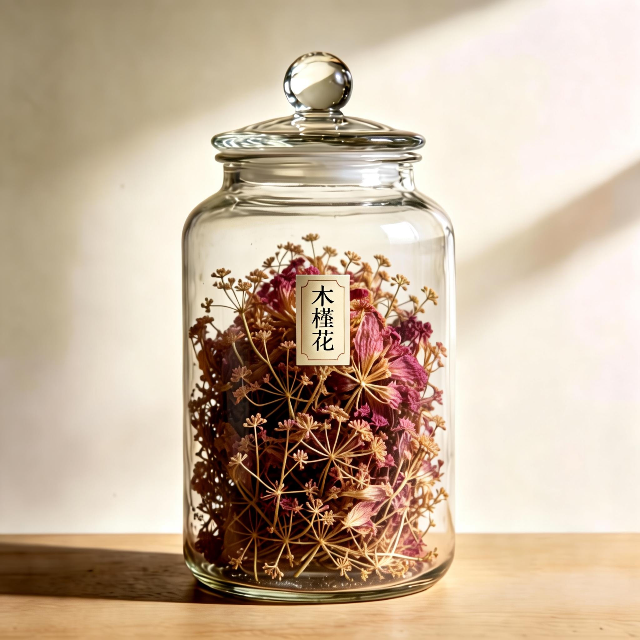 Shrubalthea Flower herbal material