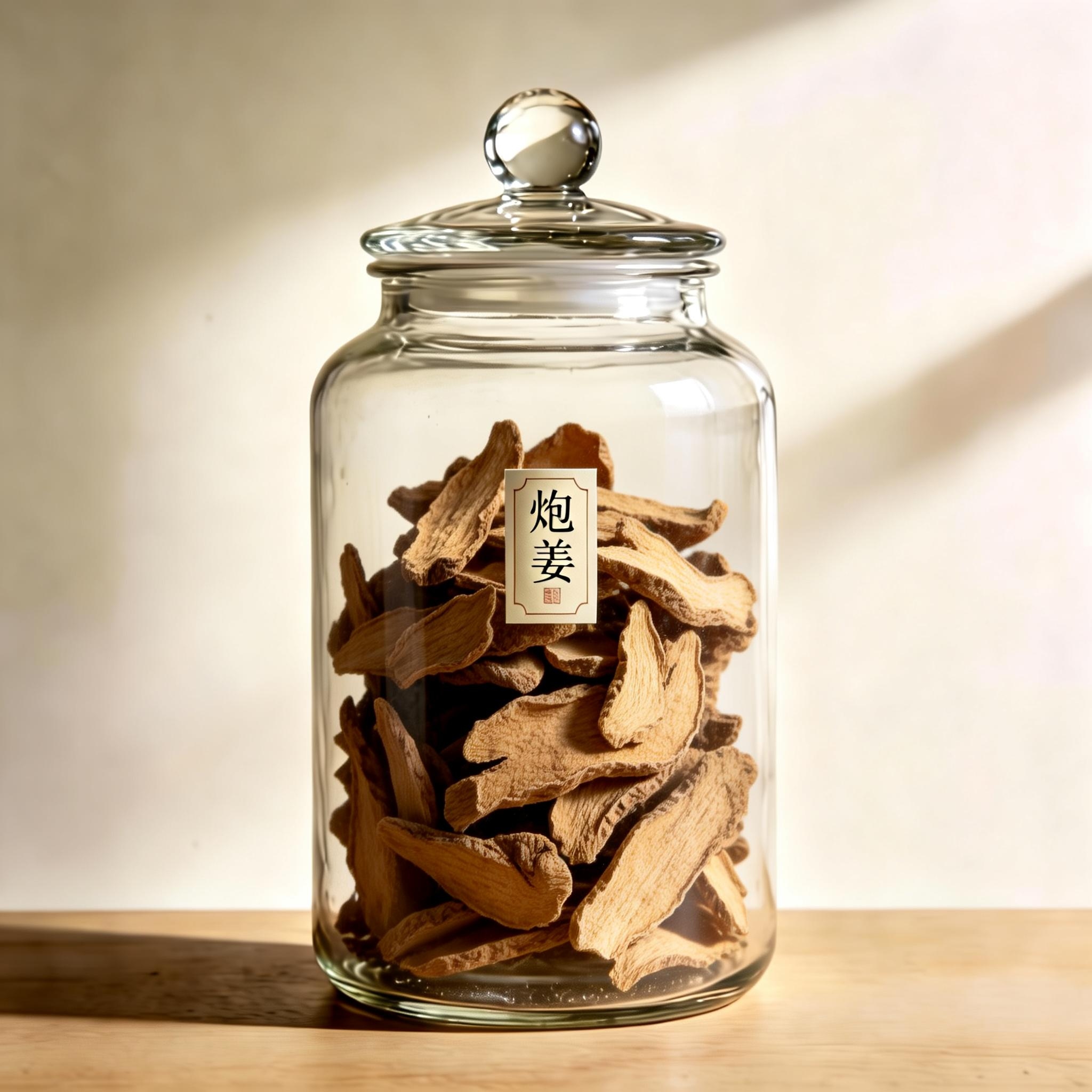 Common Ginger herbal material