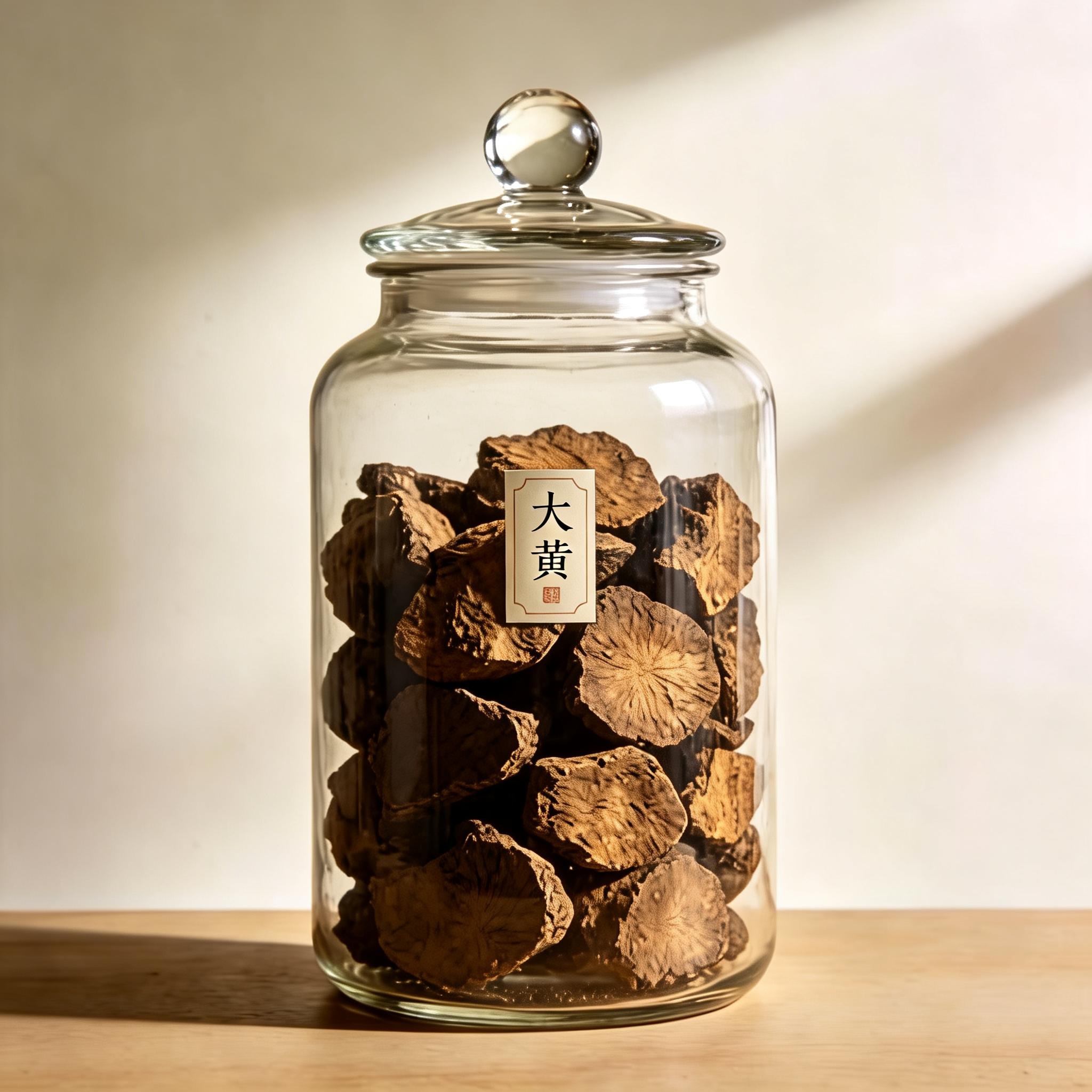 Rhubarb herbal material