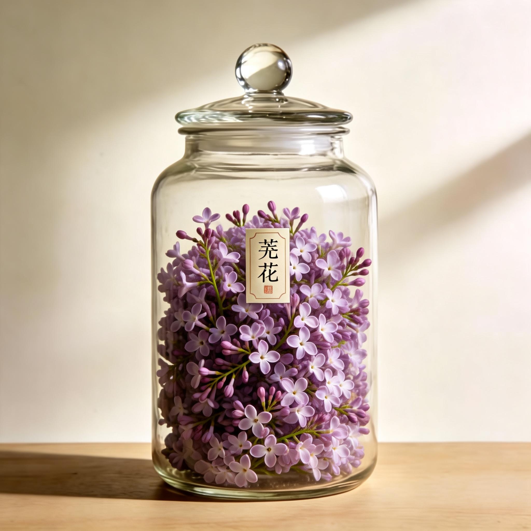 Lilac Daphne Flower Bud herbal material