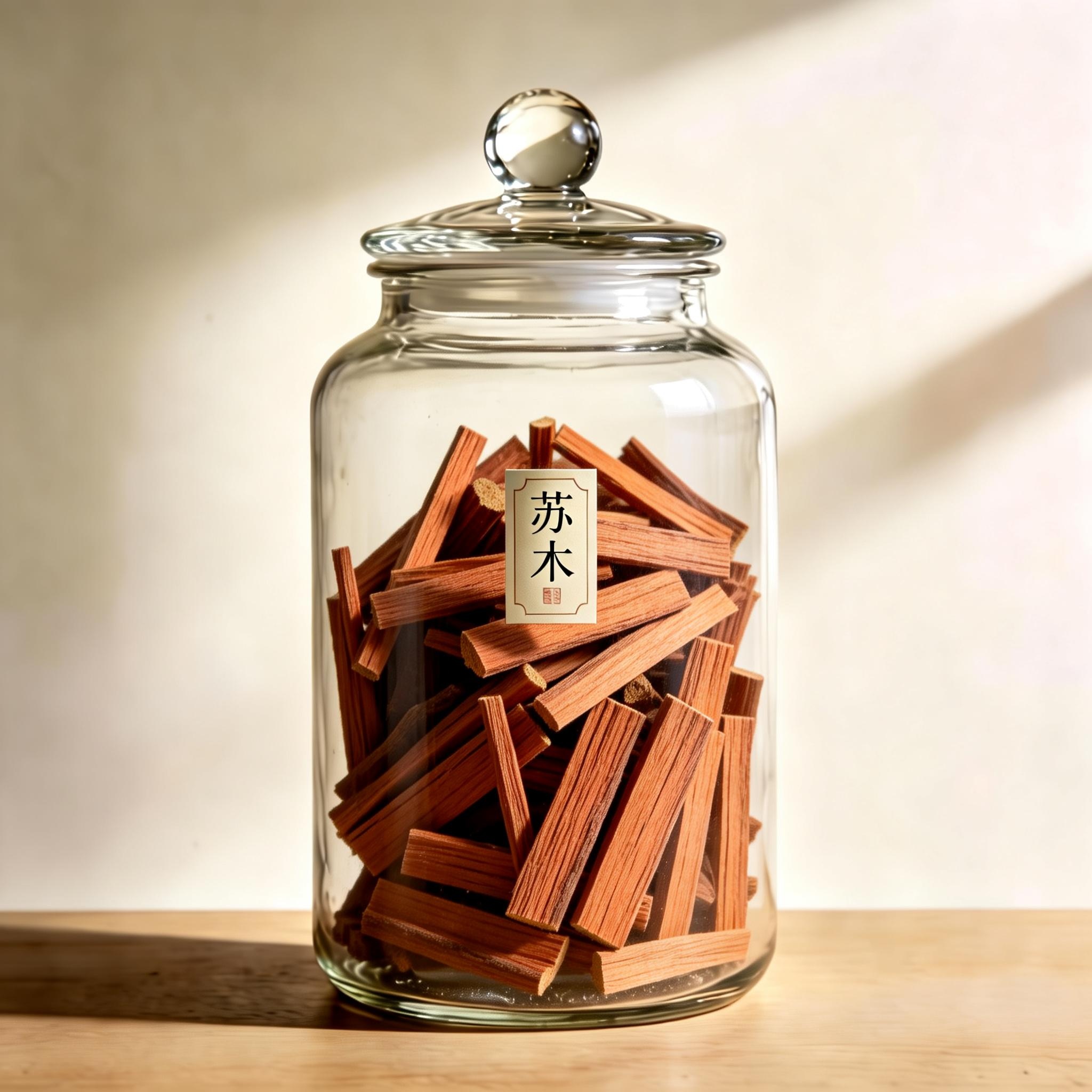 Sappan Wood herbal material