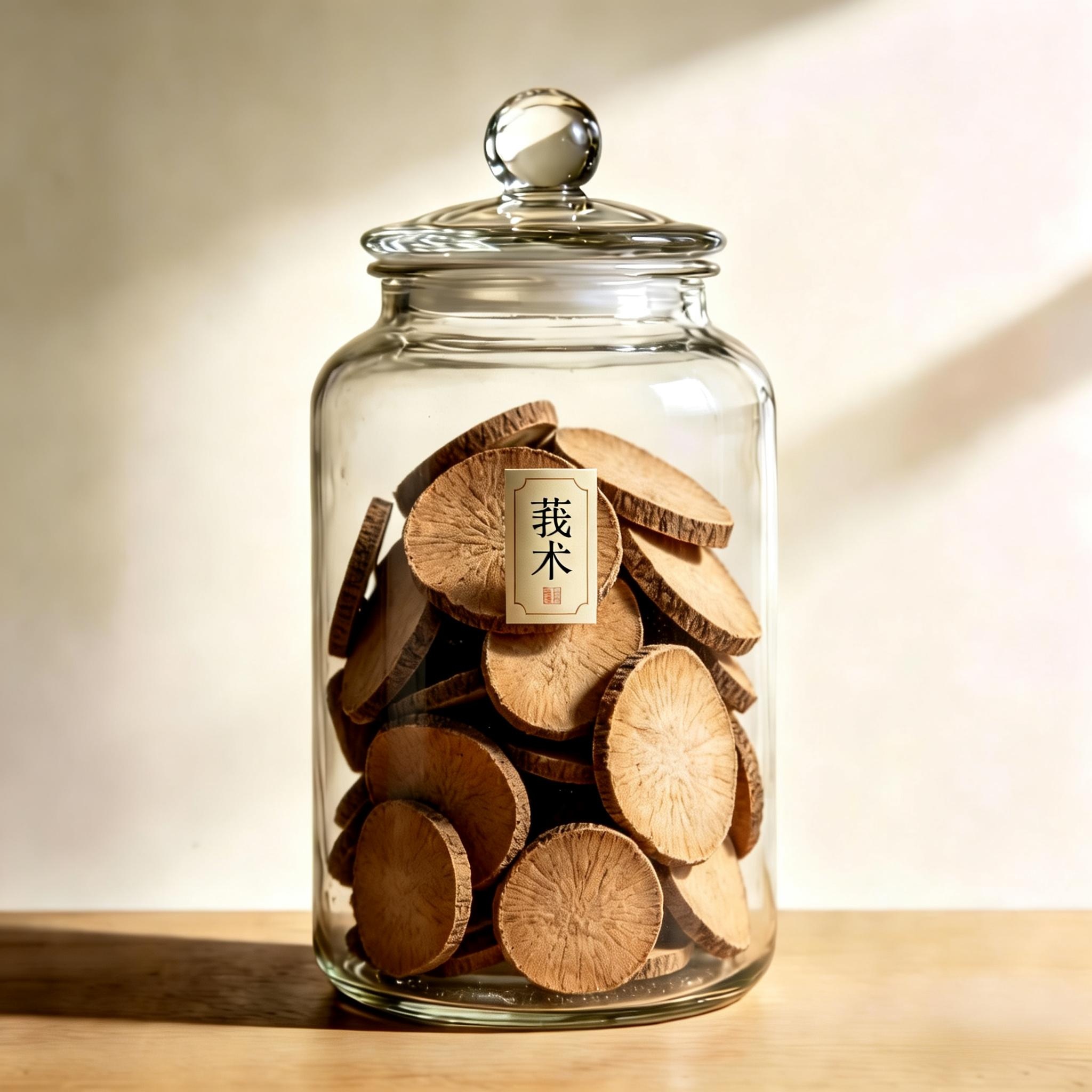 Aeruginous Turmeric Rhizome herbal material