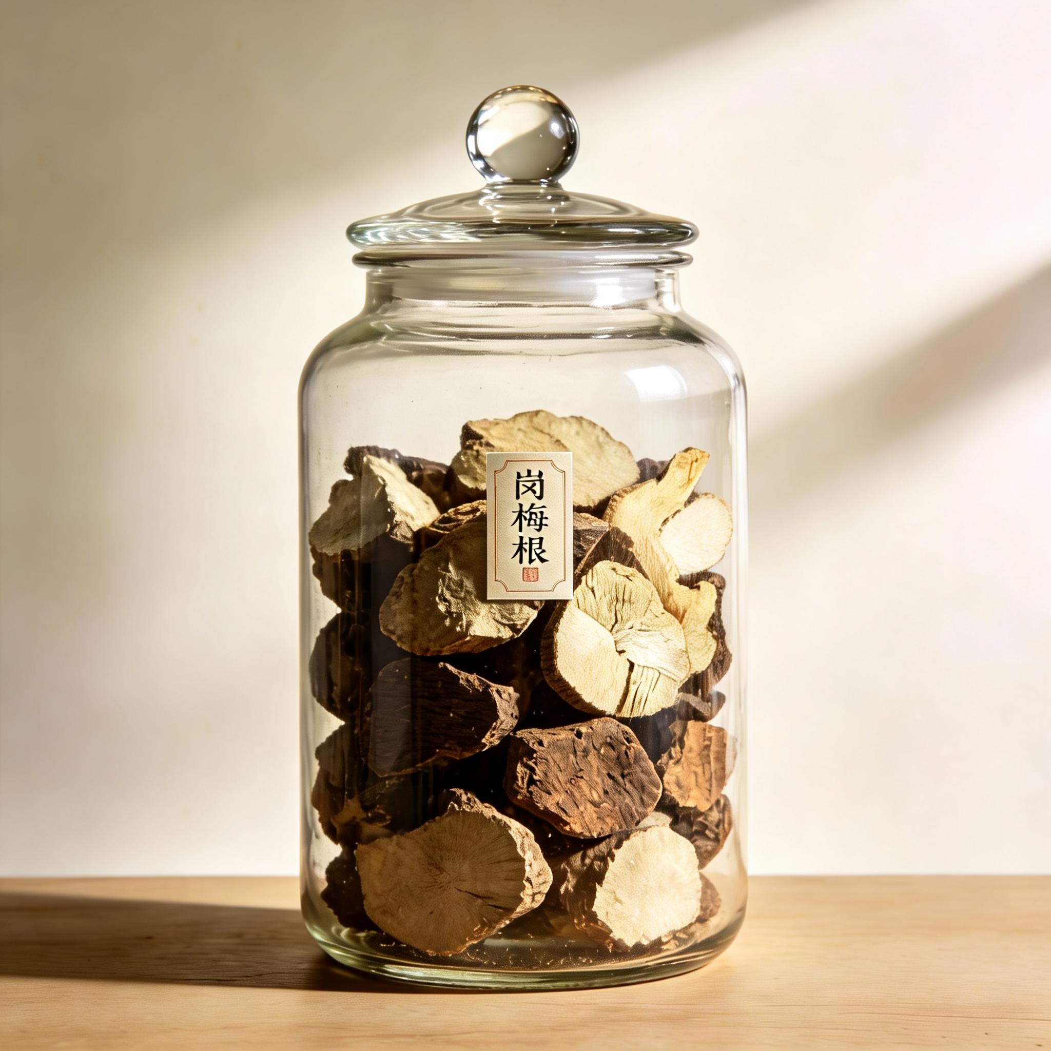 Roughhaired Holly Root herbal material