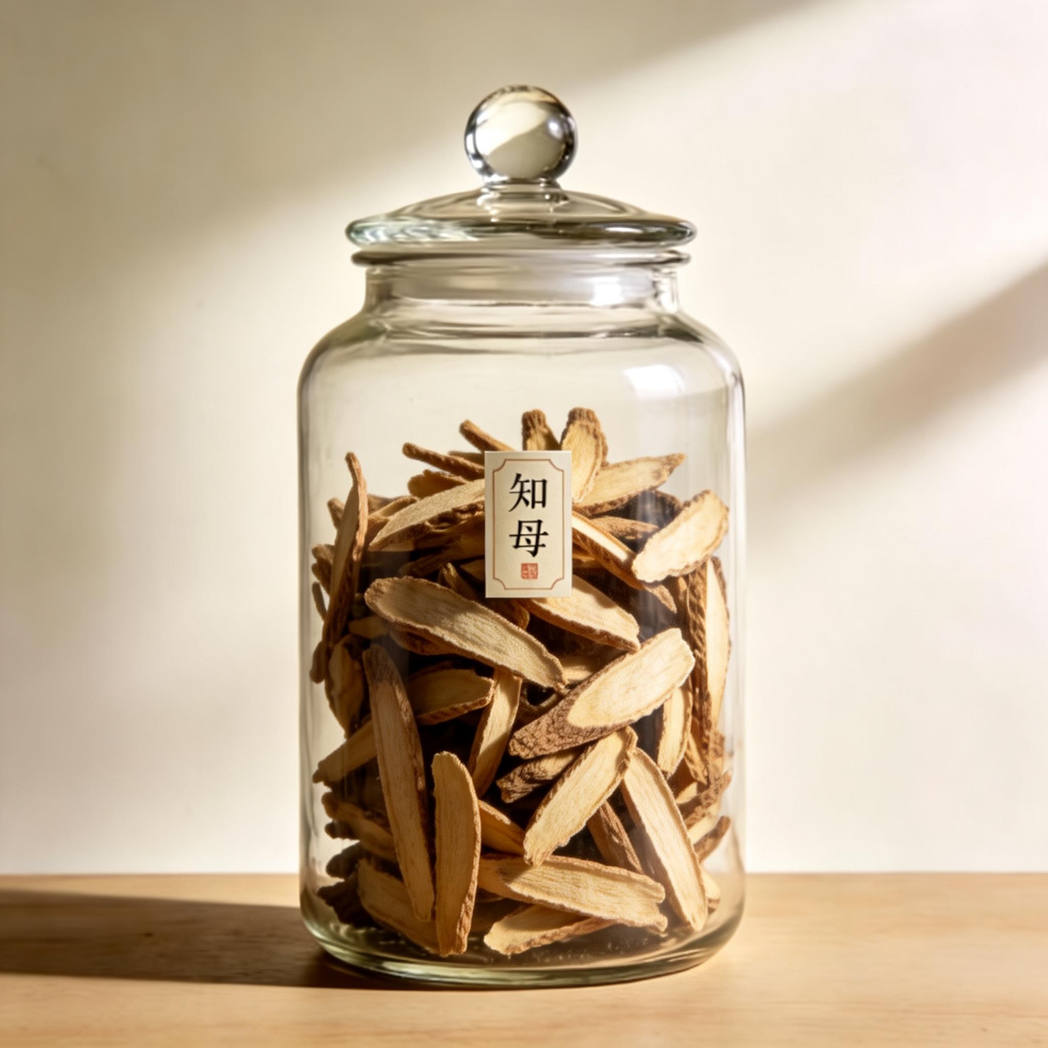 Common Anemarrhena Rhizome herbal material