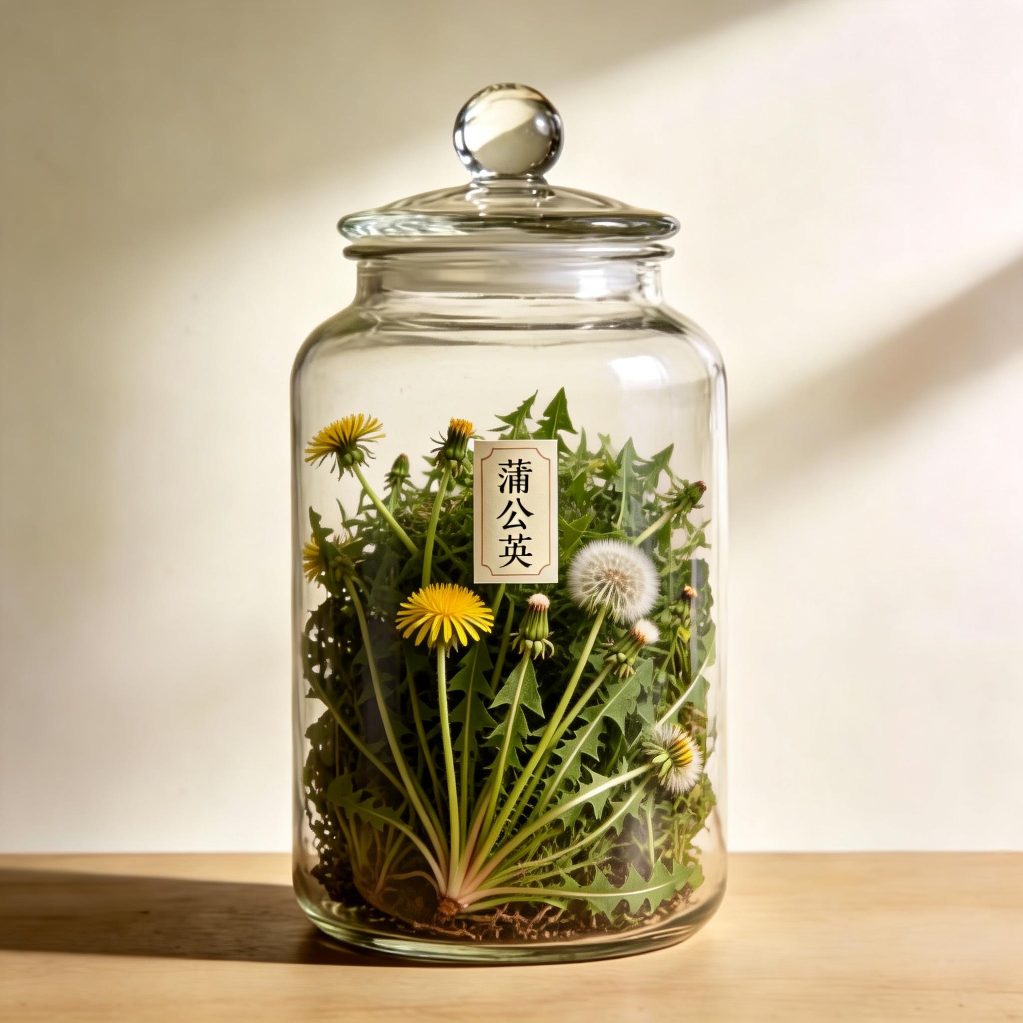 Dandelion herbal material