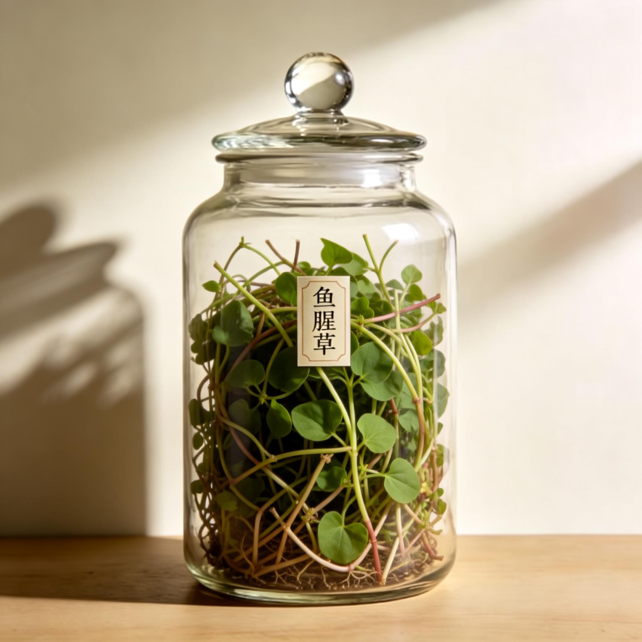 Heartleaf Houttuynia Herb herbal material