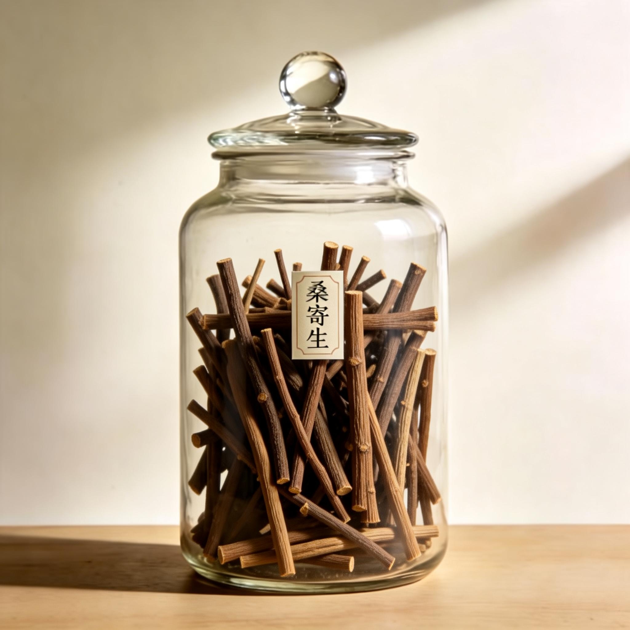Chinese Taxillus Twig herbal material
