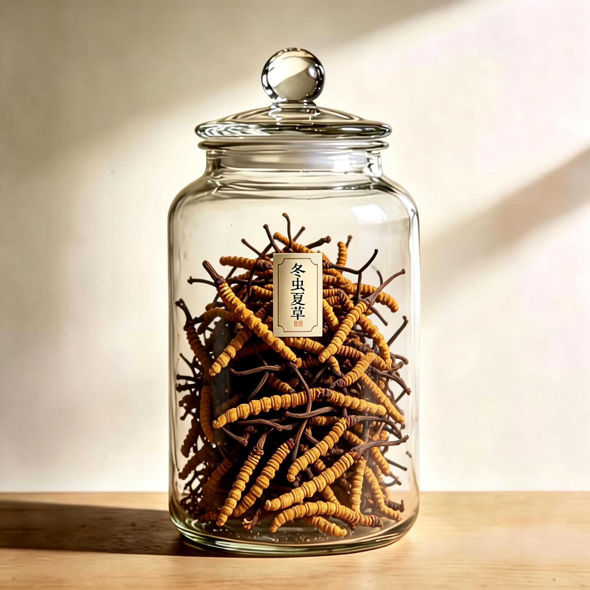 Chinese Caterpillar Fungus herbal material