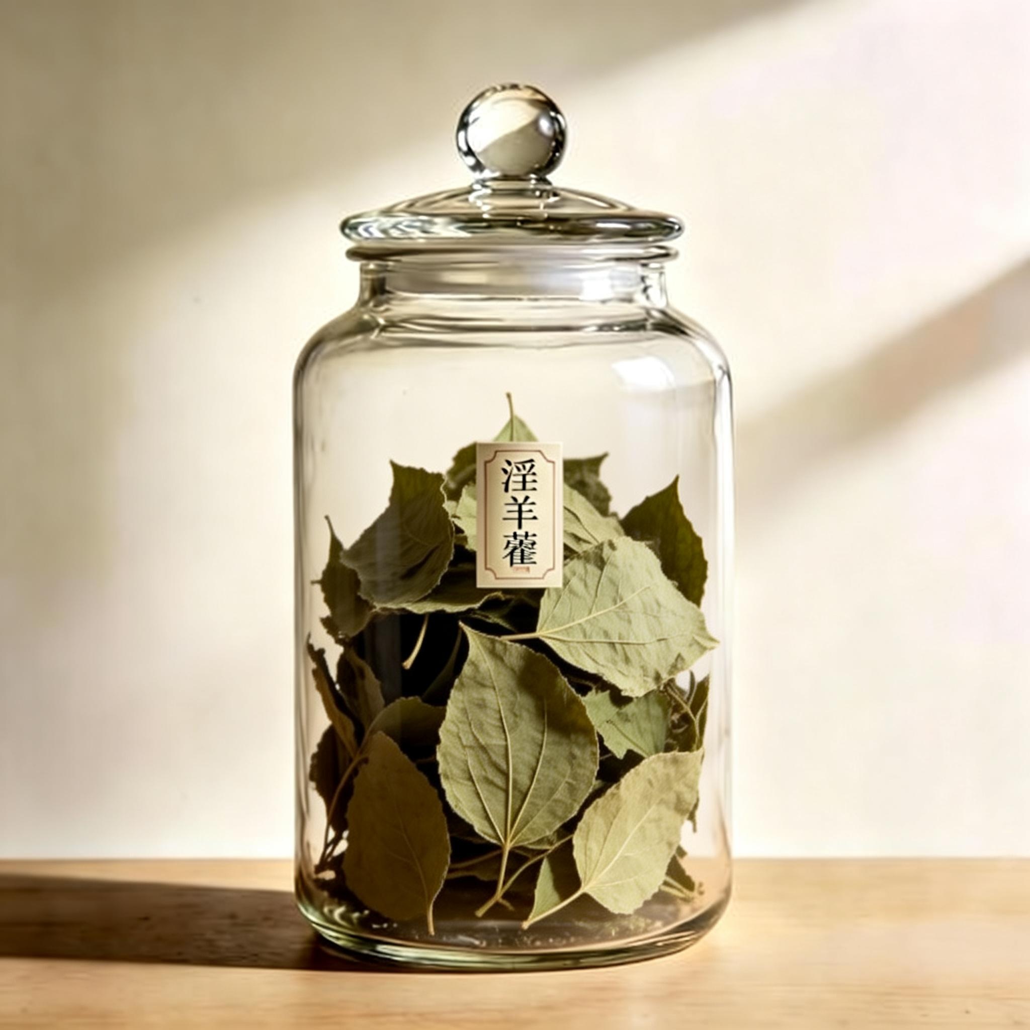 Shortorned Epimedium Herb herbal material