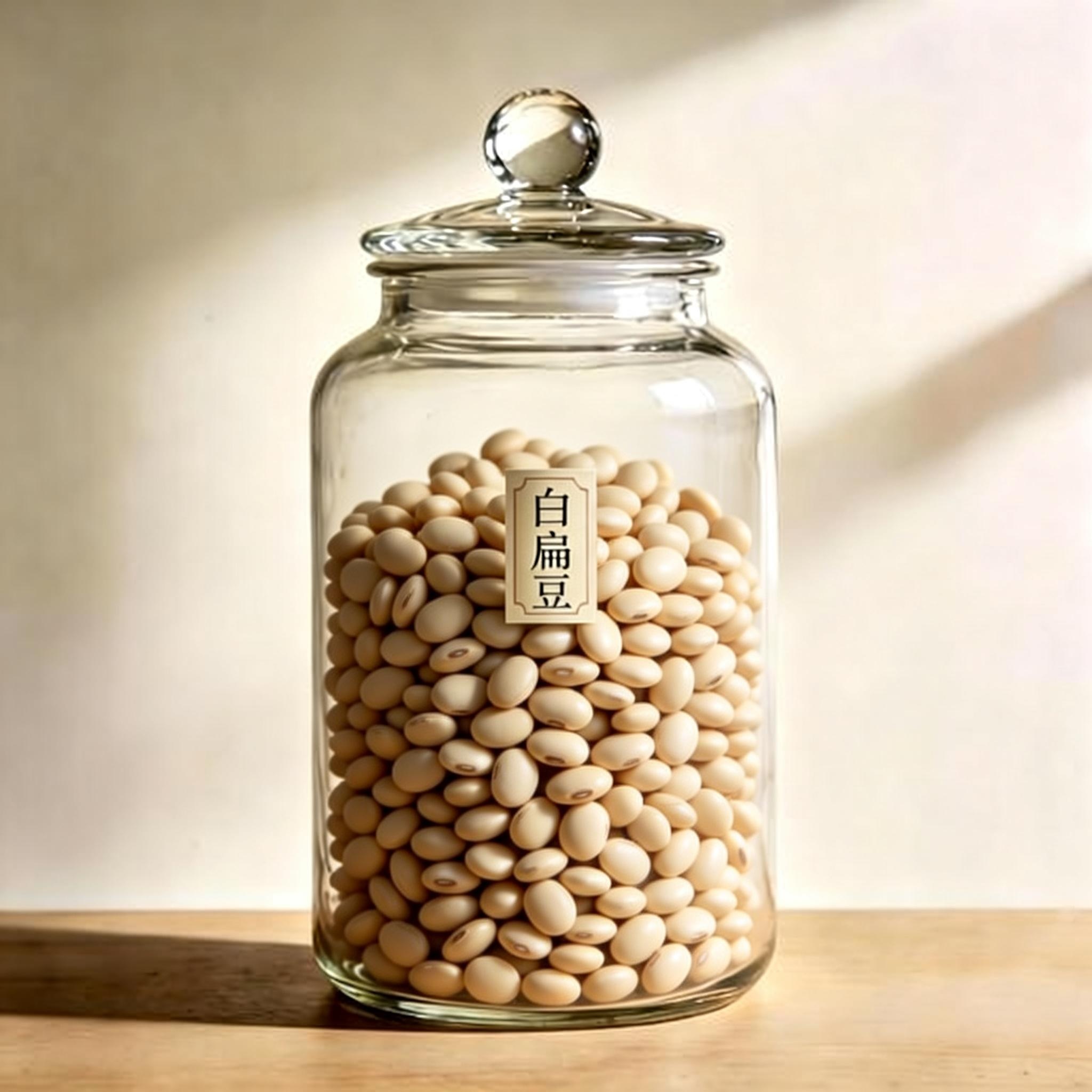 White Hyacinth Bean herbal material