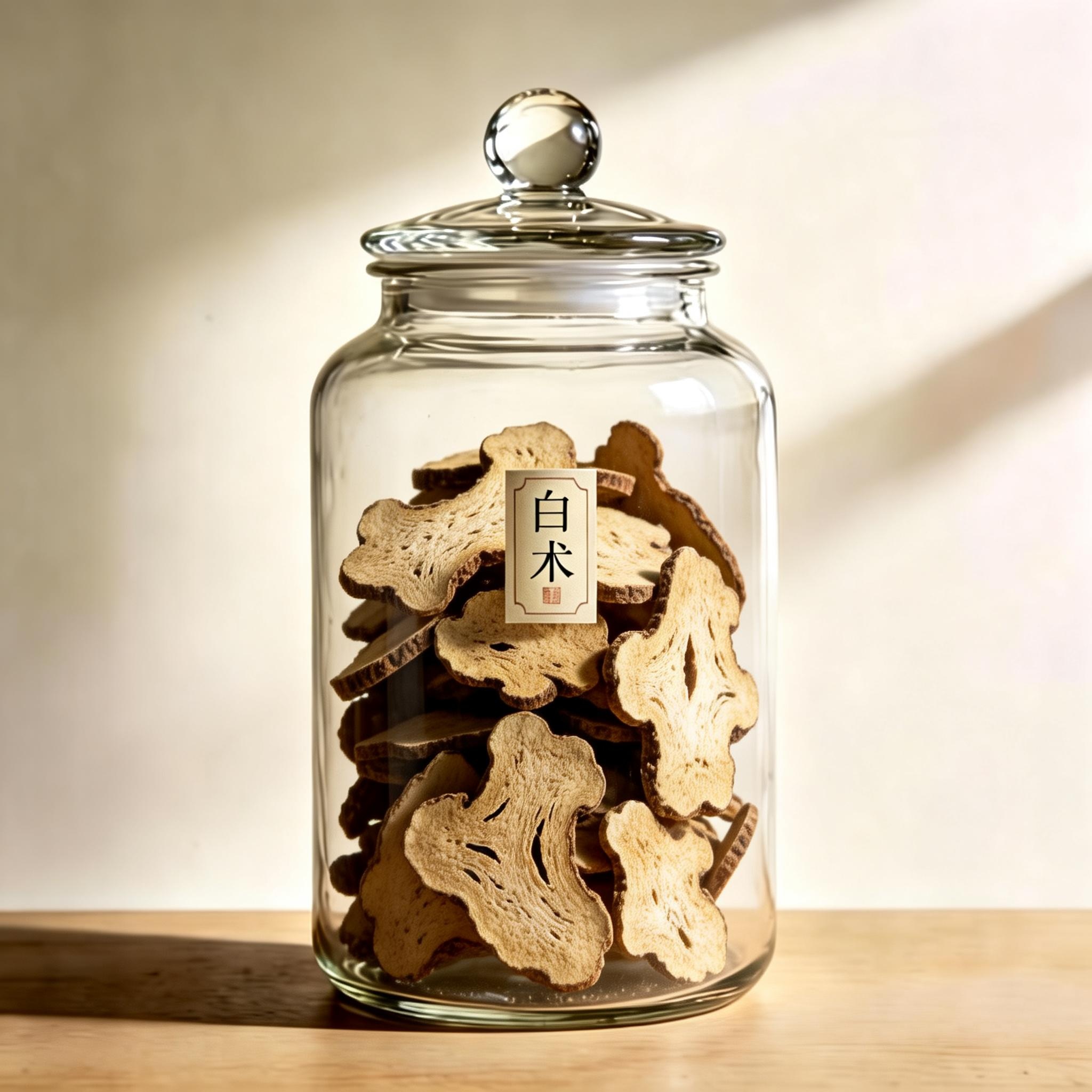 Largehead Atractylodes Rhizome herbal material