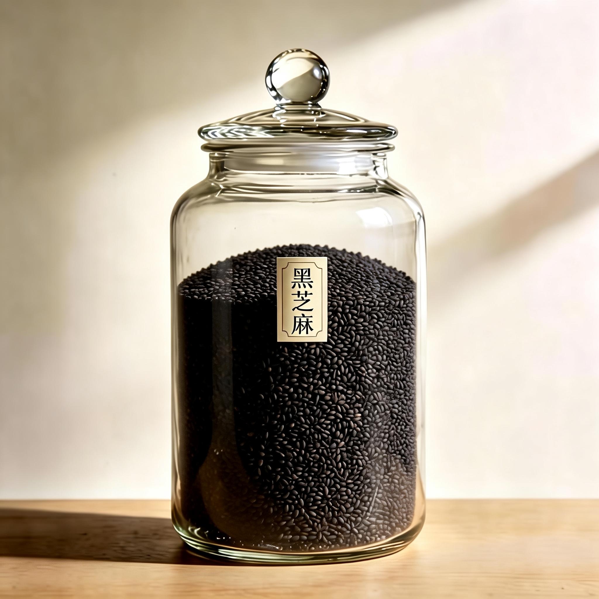 Black Sesame herbal material